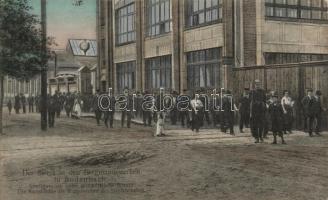Podmokly, Decín (Bodenbach) Bergmann factory, strikers