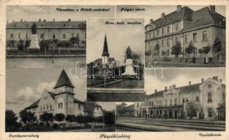 Püspökladány Vasútállomás, Osztálymérnökség, Polgári iskola, Városháza (small tear)