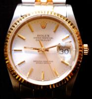 Rolex Datejust 18K arany - acél automata karóra új, hibátlan állapotban eredeti tokban, dobozában ke...
