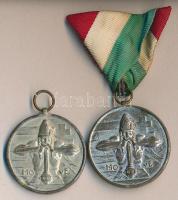 1931. 2db különféle MOVE sport díjérem(37mm), ezüstözött Br, egyik hátlapján "Török Szent Miklós Városa", másik mellszalaggal T:2