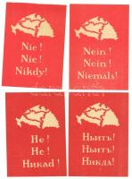 4db klf nyelvű irredenta szórólap