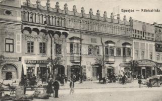 Eperjes Rákóczi house, Carpentry shop of Lichenbaum, Shop of Spira Henrik, shoe factory