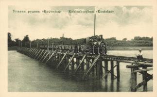 Kostolac temporary railway bridge