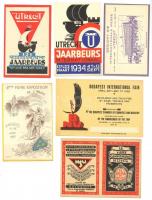 1921-1934  6 db klf külföldi kártyanaptár