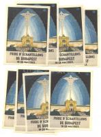 1923 A Budapesti árumintavásár 10db francia nyelvű szórólapja