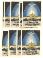 1923 A Budapesti árumintavásár 10db német nyelvű szórólapja