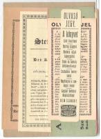 7db klf olvasójegy, könyvjelző és könyvreklám