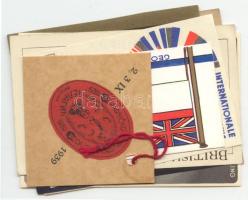 1924-1952  8db klf méretű magyar és külföldi reklámkártya