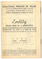 1941 Észak-Erdély és Székelyföld szállodáinak, panzióinak és villáinak jegyzéke