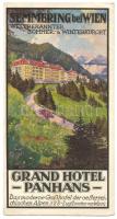 ~1920 A Bécs környéki Semmering Panhans Hotel reklámlapja