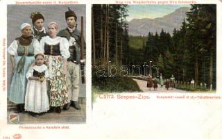 Szepes Street to Széplak, folklore, peasant family