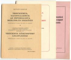 6db klf propagandafüzet az 40-es 50-es évekből