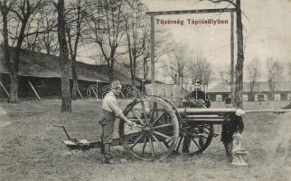 Tápiosüly katonai tüzérség, ágyú