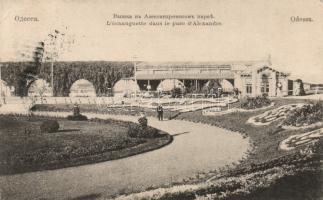 Odessa, Échauguette dans le parc dAlexandre / Alexander park, watchtower (wet corner)