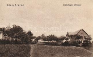 Városhídvég Zsidóhegyi villasor