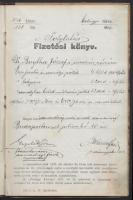 1908 Orvosi fizetési könyv