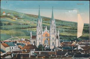 Versec leporellocard (with railway station and military barracks)