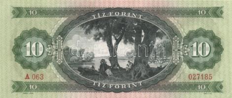 1969. 10Ft (5x) közeli sorszámokkal T:II hajtva,de nem törve
