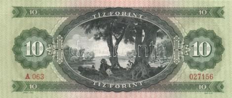 1969. 10Ft (5x) közeli sorszámokkal T:II hajtva,de nem törve