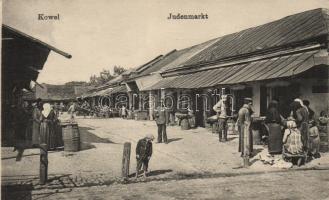 Jewish market in Kovel, Judaica