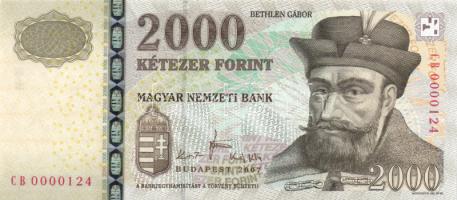 2007. 2000Ft "CB 0000124" T:I
