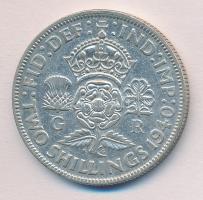 Nagy Britannia 1940. 1Fl Ag "VI.György" T:2/2- Great Britain 1940. 1 Florin Ag "George VI" C:XF/VF