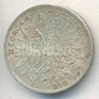 Ausztria 1912. 2K Ag T:2/2-
Austria 1912. 2 Corona Ag C:XF/VF