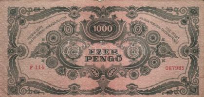 13db vegyes pengő, közte Vöröshadsereg 1000P, 50P, 20P, adópengők is T:II,III,III-