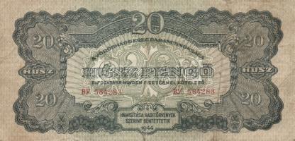 13db vegyes pengő, közte Vöröshadsereg 1000P, 50P, 20P, adópengők is T:II,III,III-