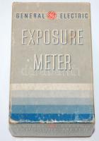 General Electric szelénes fénymérő eredeti dobozában, kézikönyvvel, tartozékokkal / GE selenium meter in original box with accessories and a handbook