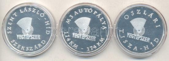 2000-2003. "Vegyépszer-Szent László-Híd Szekszárd" + "Vegyépszer-Oszlári Tisza-Híd&qu...