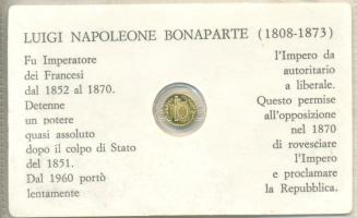 DN. "III. Napóleon" modern mini Au pénz 0.333 minőségű T:BU Eredeti vákuum díszcsomagolásb...