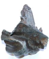 Falra akasztható öntöttvas szenteltvíz tartó 20cm