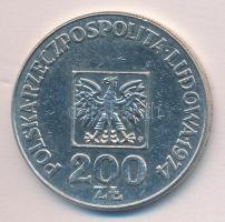 Lengyelország 1974. 200Zl Ag "Népköztársaság 30 éves" T:1- Poland 1974. 200 Zlotyzh Ag "30th Anniversary - Polish Peoples Republic" C:AU