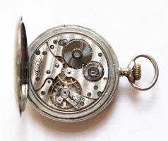 cca 1900 Doxa zsebóra porcelán számlappal, másodpercmutatóval saját dobozában (a számlap kicsit sérü...