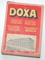 cca 1900 Doxa zsebóra porcelán számlappal, másodpercmutatóval saját dobozában (a számlap kicsit sérü...