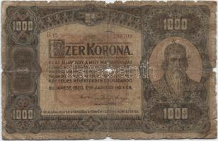 1920. 1000K "Orell Füssli Zürich" T:IV