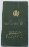 1937 Görgey Lajos tábornok keményfedeles útlevele /  1937 Passport of general Görgey