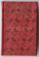 Minikönyv: Haiman György: Iparművészet és nyomdászat 1882-1982. Bp., 1982. Sorszámozott 639/800. Megjelent a Kner centenárium alkalmából, a Zrínyi Nyomda ajánló levelével, négy nyelven, illusztrációkkal