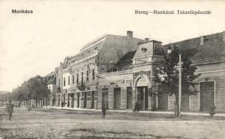 Munkács Shop of Weiser Elkan, Shop of Neuman János, savings bank, salt store (EK)