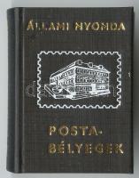 Minikönyv: Postabélyegek VII., Magyar Postabélyeg 1947-1986. Bélyegnap, bélyegkiállítás, közlekedés a bélyegen. Bp., 1986, Állami Nyomda. Egészvászon kötésben, színes illusztrációkkal