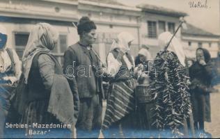 Skopje Serbian-Macedonian bazaar, folklore, photo