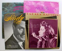 43db 33-as és 6db 45-ös bakelit lemez főleg 60-70-es évekbeli magyar előadókkal (Koncz Zsuzsa, Katon...