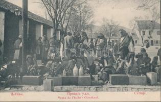 Cetinje oil vendors, folklore