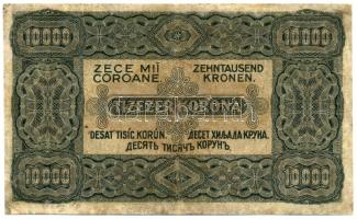 1923. 10.000K "80 FILLÉR / NYOLCVAN FILLÉR" felülnyomással "Orell Füssli Zürich"...