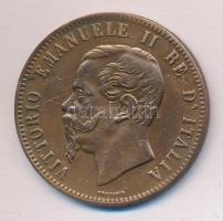 Olaszország 1863. 10c "II. Viktor Emanuel" T:2
Italy 1863. 10 Centesimi "Vittorio Ema...