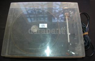 Tesla NC 580 típusú régi lemezlejátszó kábelekkel, remekül működik / Vintage vinyl player with accessories, works well