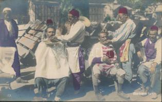 Turkish barbers, folklore