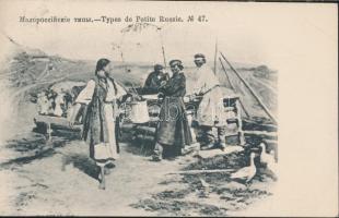 Types de Petite Russie / Little Russian folklore, water carrier (EK)