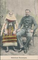 Soldier and wife, folklore, Bukowina